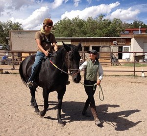 Karen Nord is the owner of Nord Stables and she also teaches people how to ride. 