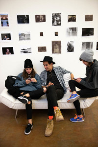 Pictured from left to right: Julia Rodriguez, Jorge Galvan, and Alexia Moreno. Photo by Forrest Soper.
