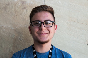 Eduardo Rocha is from Carrolton, TX and is Freshman in the Photography Department. Photo by Sasha Hill