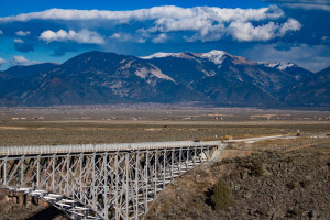 Rio Grande Gorge bridge in Taos, NM. Photo by Chris Dorantes