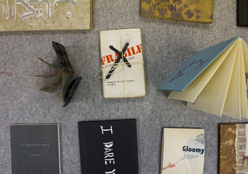 The SFUAD exhibition is almost half of the 260 books created for the project.
 
