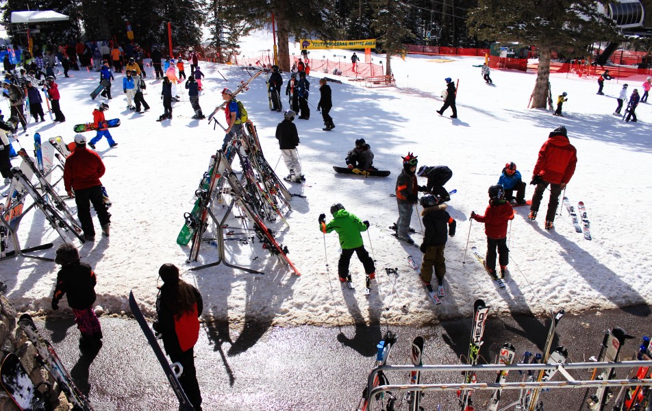 Ski Santa Fe was filled with people of all ages taking advantage of the perfect weekend weather.