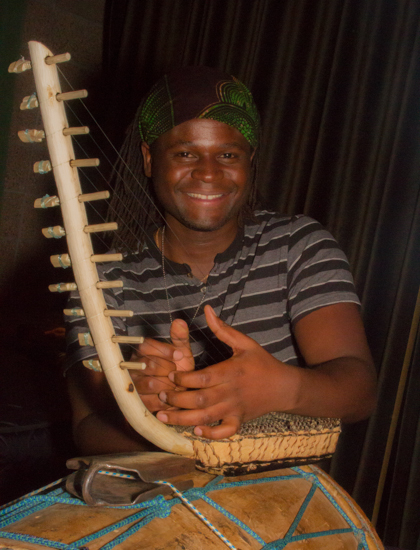Peter With the Ndungu Harp