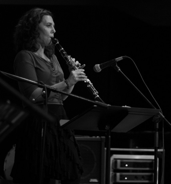 Deborah Unger, a SFUAD CMP faculty member, plays Clarinet and Accordion for Rumelia