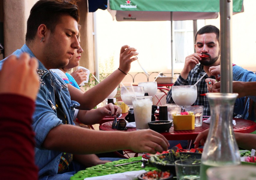 “The union in a family is something essential for us Mexicans, and living on the campus makes us feel like a family, so this was a good reason to get together,” said Danno Bernaldez 