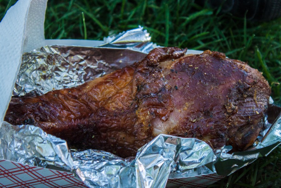Jumbo Smoked Turkey Leg. Enough said. Photo by Chris Stahelin