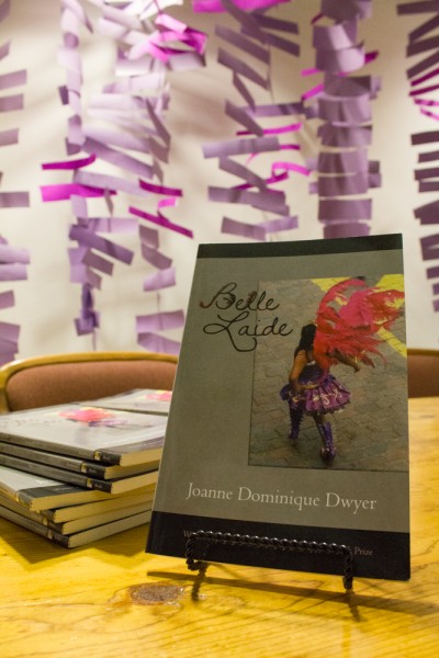 Dwyer’s first book, Belle Laide, was released in May of this year. Photo by Shayla Blatchford.