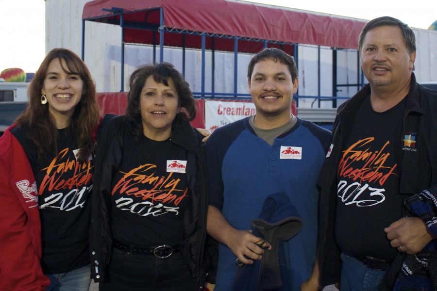 From left to right, Charlotte, Jeanette, Jesse and Edward Martinez