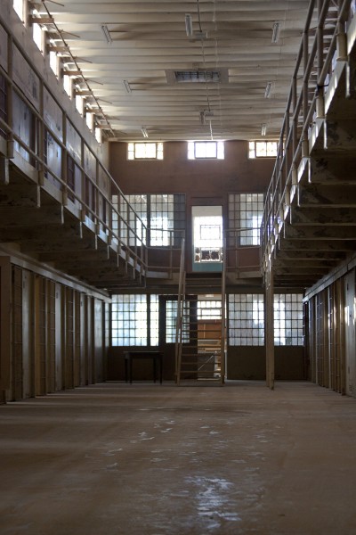 Cell block three, believed to be the location of the first murder.