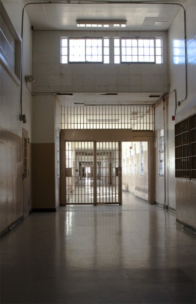 Although well-lit in natural light, the prison has no utilities and shuts down tours for winter.