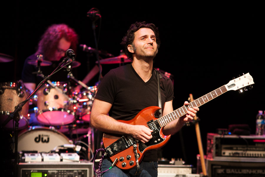 Dweezil Zappa and his band last Wednesday Feb 12. Photo by Andres Abella