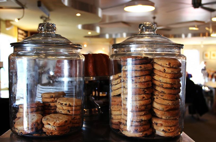 Sweet cookies  displayed on the counter. Photo by Max Matias