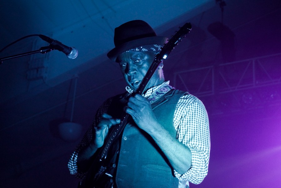 Guitarist for Living Colour, Vernon Reid.  Photo by Luke Montavon 