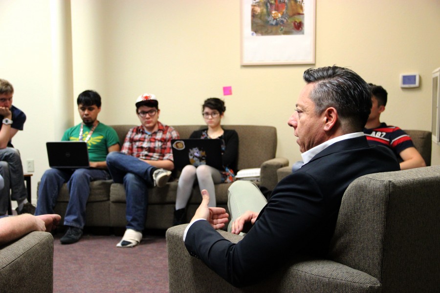 John Rodriguez and Student Voice held a forum in Kennedy Lounge