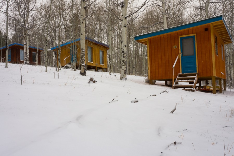 Students had the option to sleep in either a casita, yurt, or in Vallecitos main cabin. Photo by Luke Montavon 