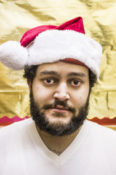 Jehad Alkhateeb does not usually celebrate Christmas because he is Muslim. 