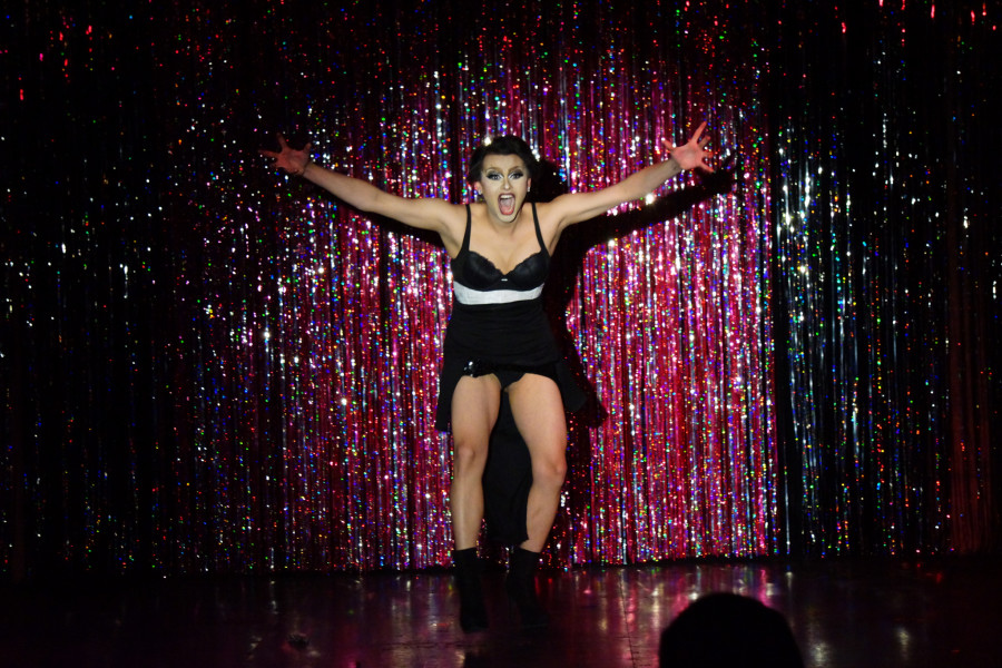 Lucy Fur during the Jewel Box Cabaret’s Valentine’s Day performance. Photo by Luke E. Montavon
