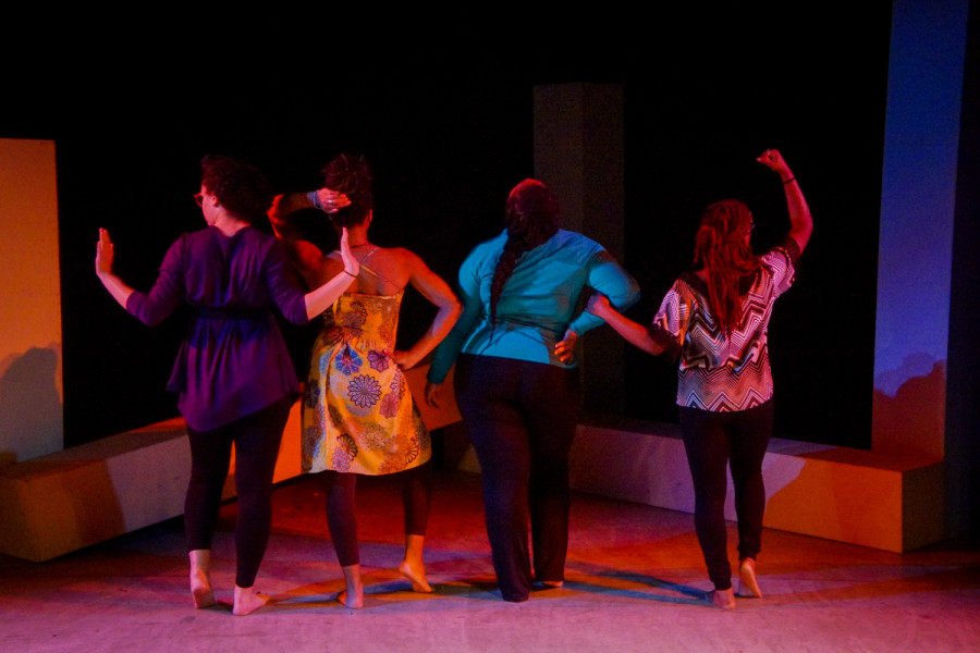 ‘For Colored Girls’ directed by Tikia Fame Hudson at Warehouse 21. Photo by Luke E. Montavon