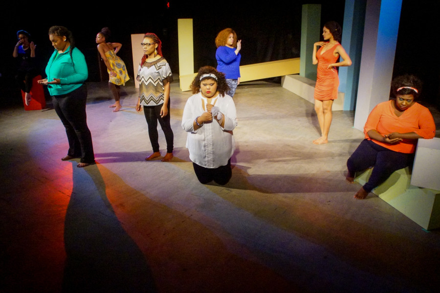 ‘For Colored Girls’ directed by Tikia Fame Hudson at Warehouse 21. Photo by Luke E. Montavon