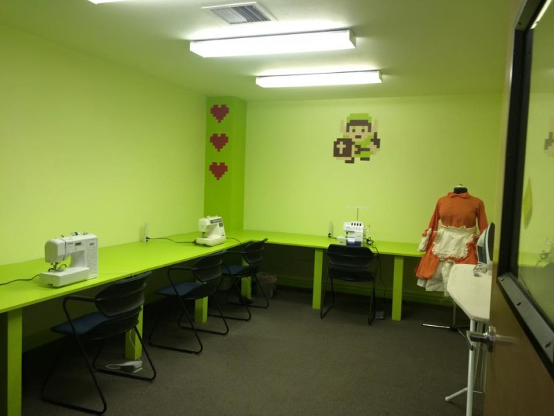 Sewing room at “Just Cos.” Photo courtesy of “Just Cos.”