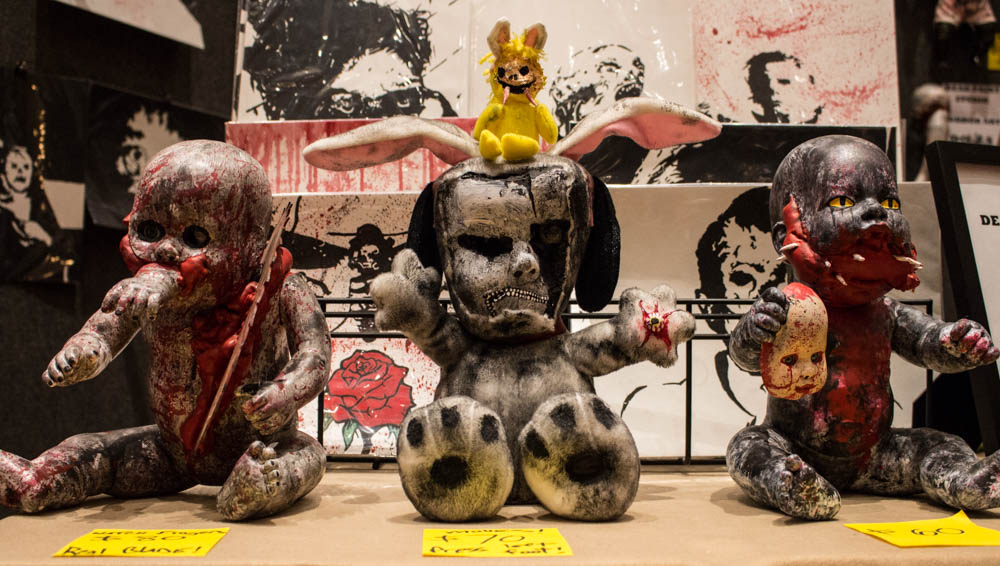 Pictured above are a few pieces of dead art by David Culbertson. Photo by Christy Marshall
