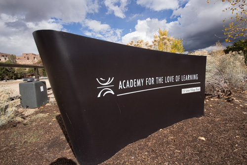 Entrance to the Academy For The Love of Learning. Photo by Jason Stilgebouer.