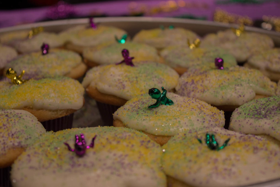 Young’s homemade King  Cake cupcakes. Photo by Kyleigh Carter. 