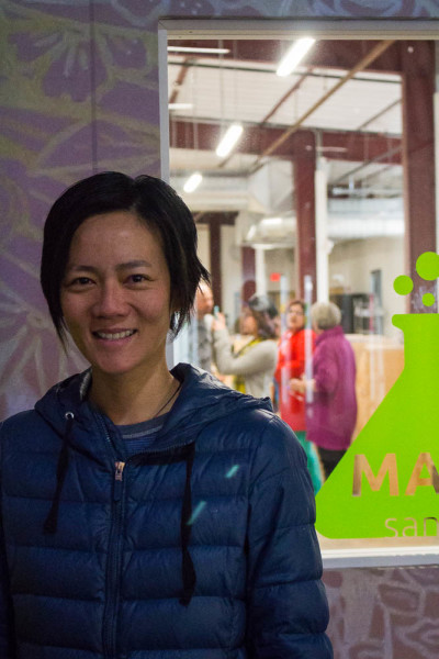 Amy Lin is a Makerspace coordinator at Make Santa Fe. Photo by Christy Marshall 
