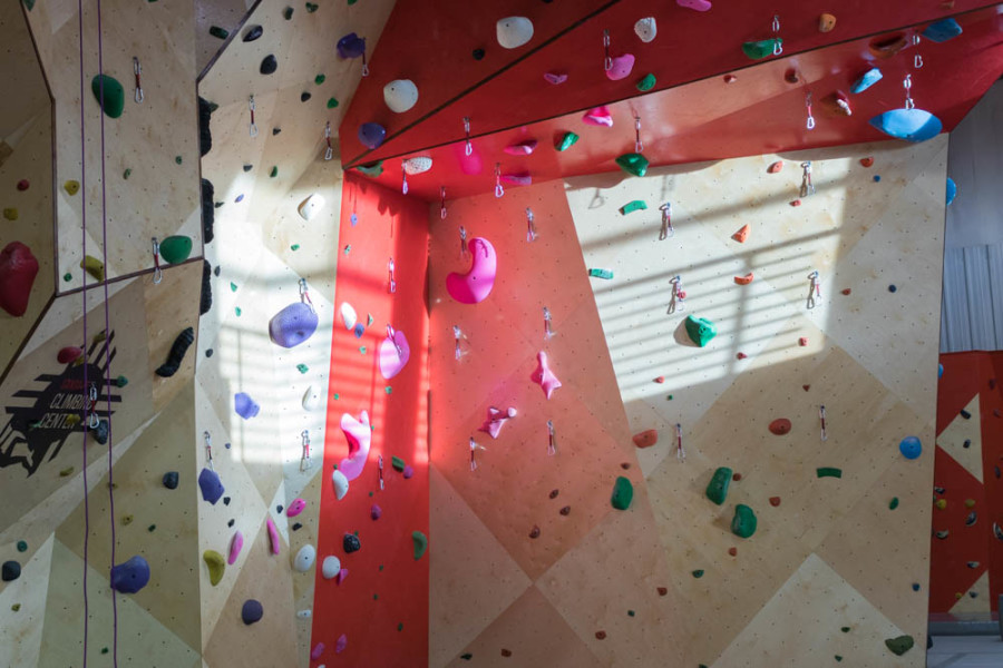 Santa Fe’s newest Climbing Center, opening soon. Photo by Kaitlyn Sims.