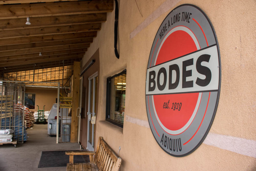 A quick stop at Bodes convenience store in Abiquiu, NM on the field trip to the Chama River Valley. Photo credit: Chris Dorantes