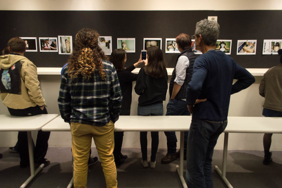 A diverse community of students and professors help senior photography majors as they develop projects for their senior thesis, such as this untitled project by Carolina Long. Photo by Jennifer Rapinchuk.