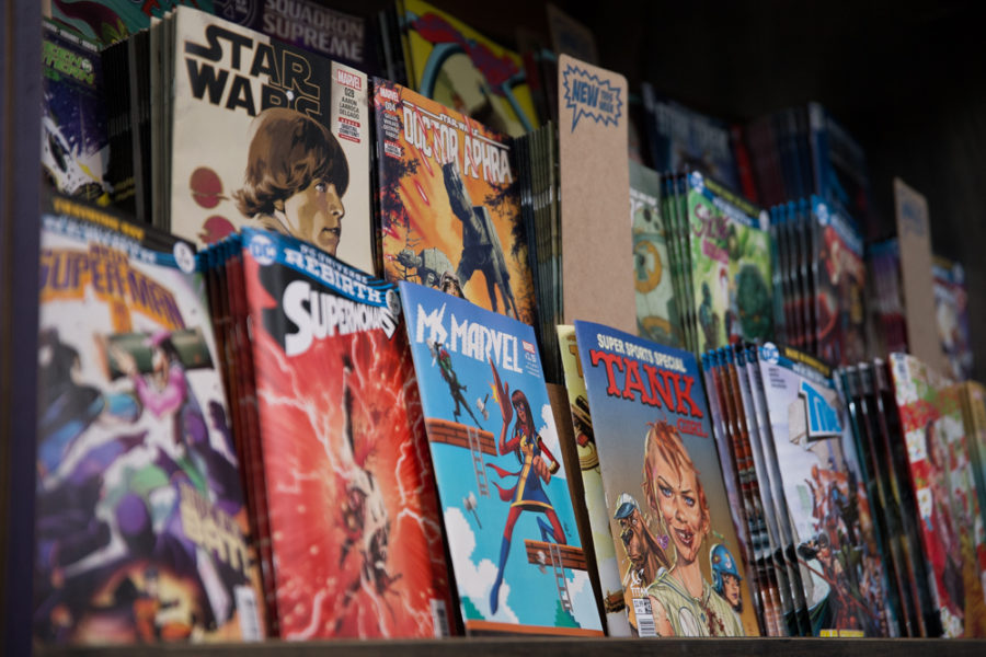 Big Adventure Comics has many comics to browse through. Photo by Jason Stilgebouer