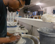 Shaping clay