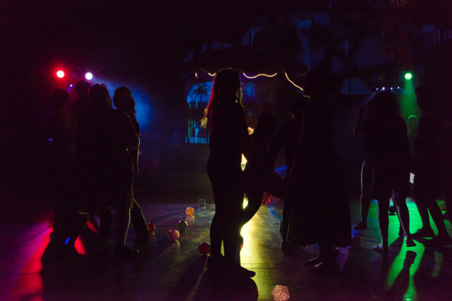 Numerous students hit the dance floor as the event progressed. Photo by Sasha Hill 