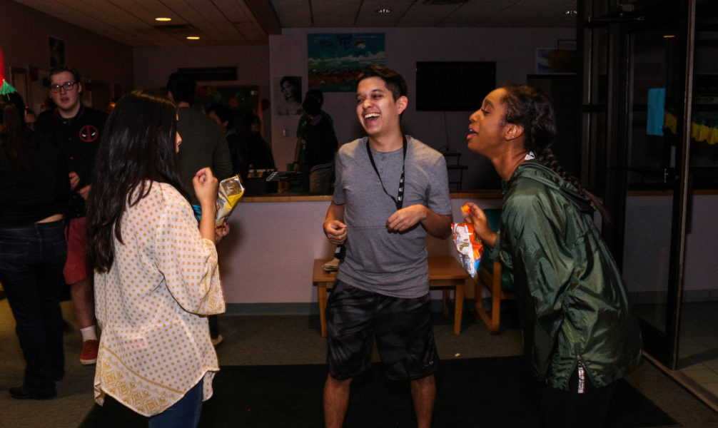 Carlos Moreno bonds with his friends in the drug/alcohol awareness event held by Student Life. Photo by Hawie Reyne Veniegas. 
